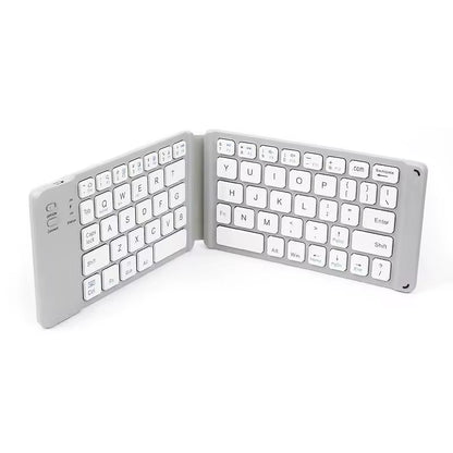 Folding Bluetooth Keyboard with Touchpad for IOS Android Windows Office Mini Wireless Keyboard Storage Three Systems Universal