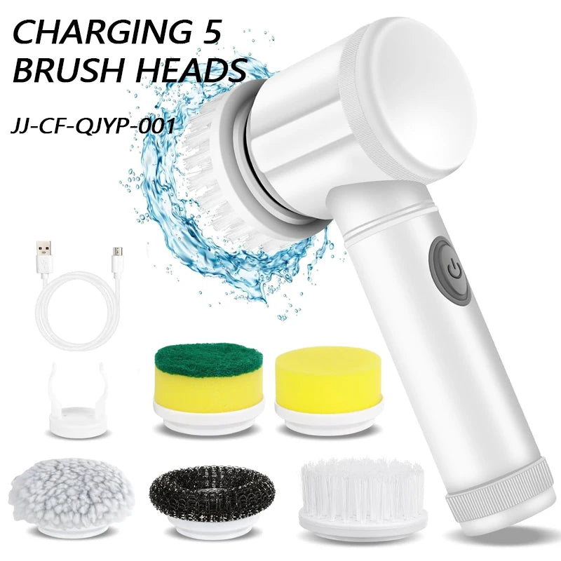 Multi-Functional Electric Cleaning Brush for Kitchen and Bathroom Bathroom Cleaning Brush Power Scrubber for Kitchen Bathtub