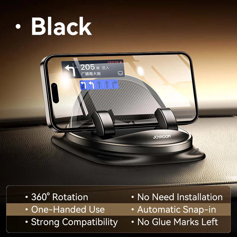 Dashboard Car Phone Holder Universal 360° Rotation Silicone Phone Mount One-Handed Operation Phone Holder for Car Use