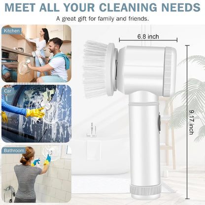 Multi-Functional Electric Cleaning Brush for Kitchen and Bathroom Bathroom Cleaning Brush Power Scrubber for Kitchen Bathtub