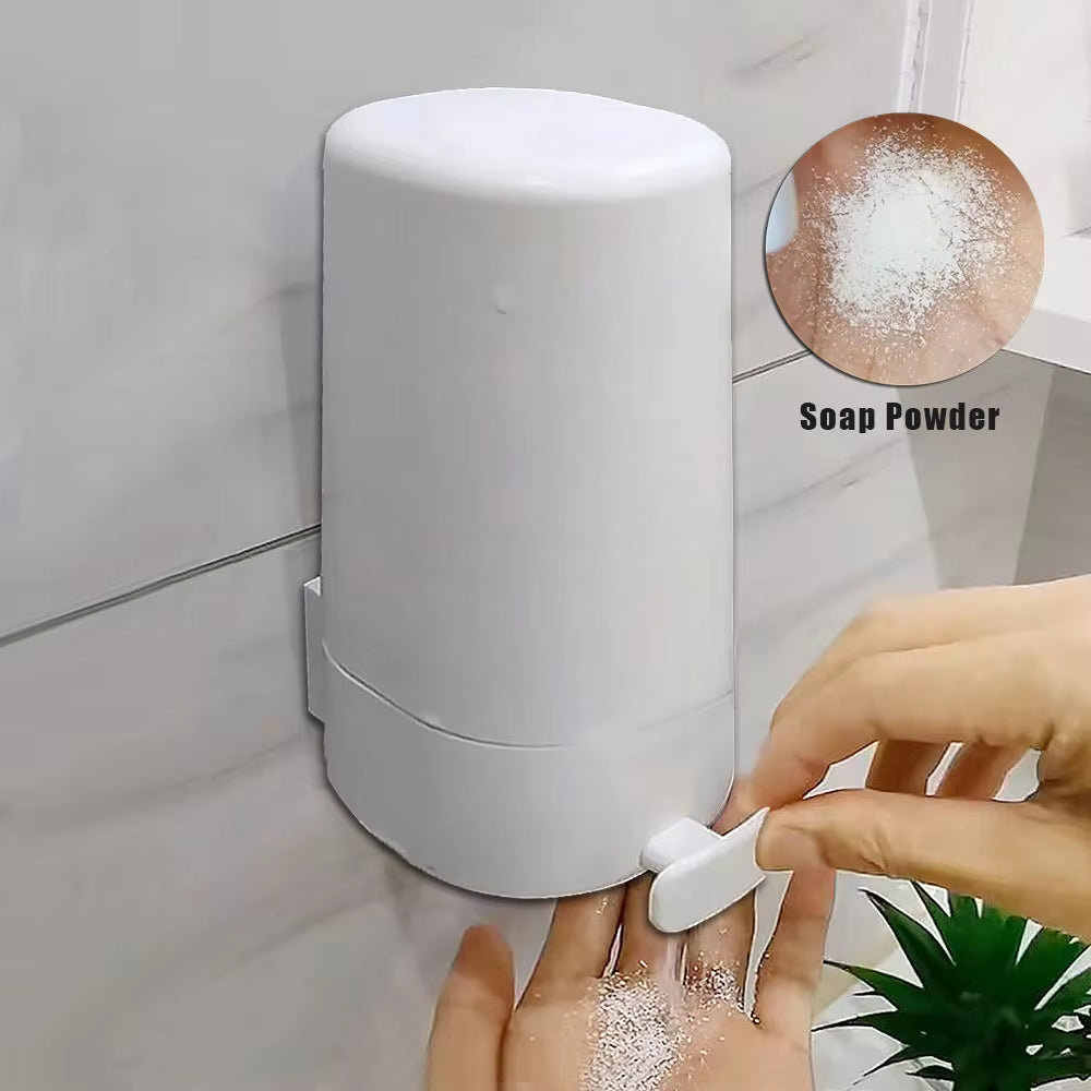 Portable Wall-Mounted Soap Powder Grinder Box, Waterproof, 3-Level, Adjustable, Bathroom, Hand Washing Tool