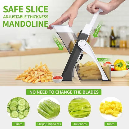 Vegetable Chopper High Quality Labor Saving Potato French Fries Graters Multifunctional Slicer Vegetable Cutter Kitchen Gadget